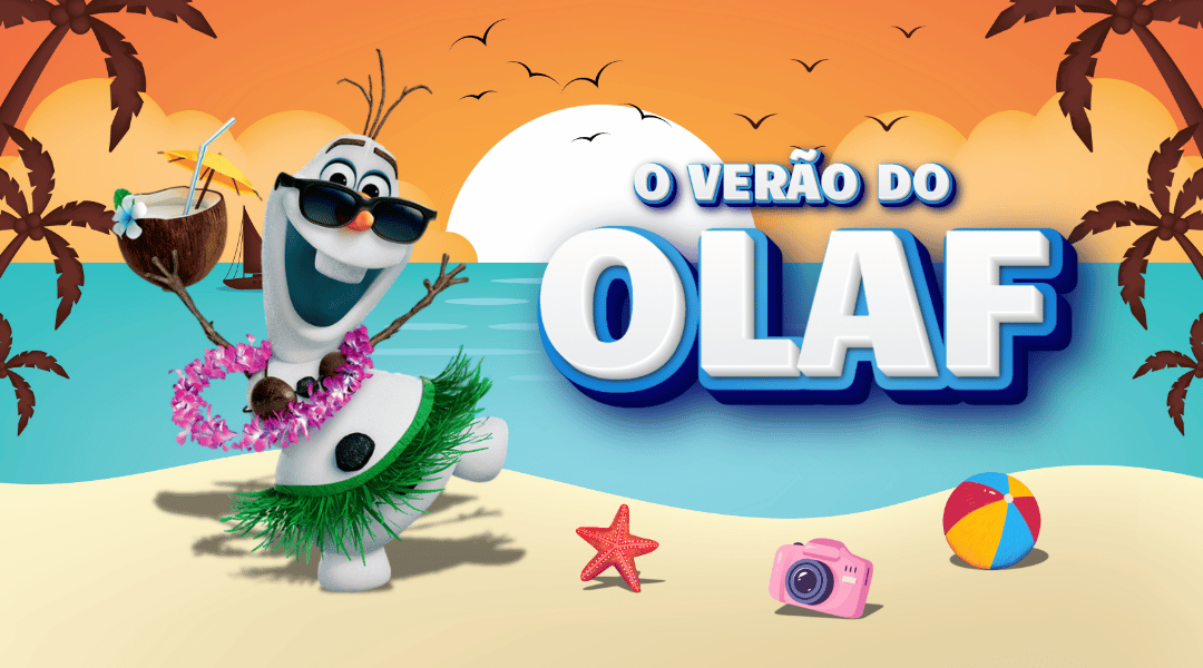 Dia 04/01 às 18h – Espetáculo “O Verão do Olaf”