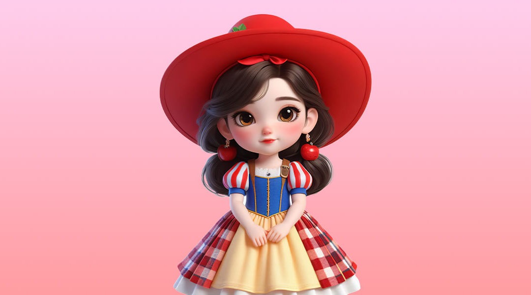 Dia 04 de Julho às 18h30 – Espetáculo: Branca de Neve e o Banquete Real Julino – Uma festa encantada no clima das festas de julho!