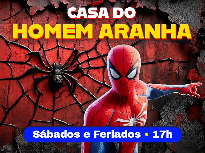 Casa do Homem-Aranha Chega ao Barra World e Promove Encontro Exclusivo com o Super-Herói.