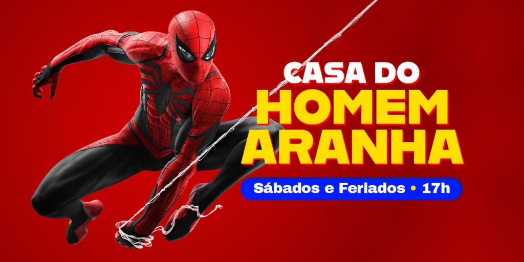 Casa do Homem-Aranha Chega ao Barra World e Promove Encontro Exclusivo com o Super-Herói a partir de 09 de agosto.