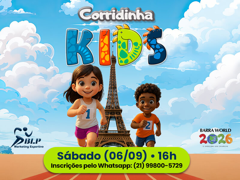 Sétina Edição da Corridinha kids do Shopping Barra World