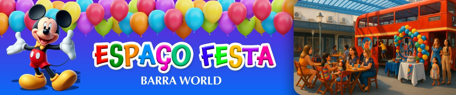 Espaço Festas_Barra World Shopping e Park