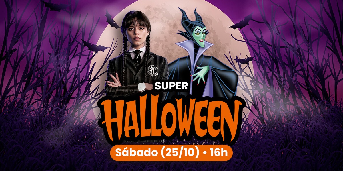 Halloween é no Barra World Shopping e Park