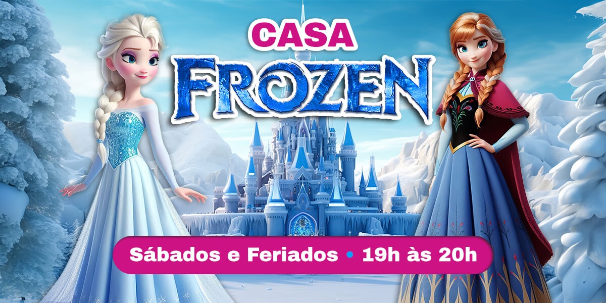 Casa Frozen no Barra World