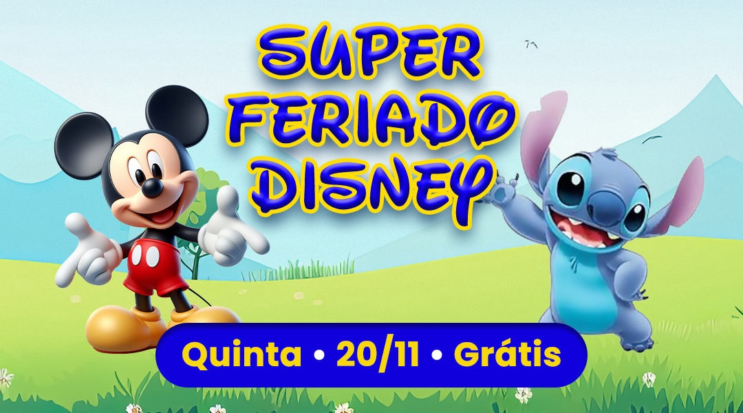 Super Feriado Disney: Personagens Clássicos Invadem o Barra World