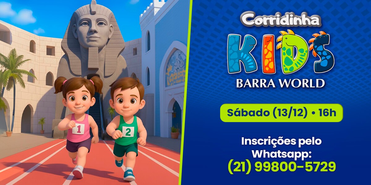 Corridinha Kids No Barra World Shopping e Park Participe