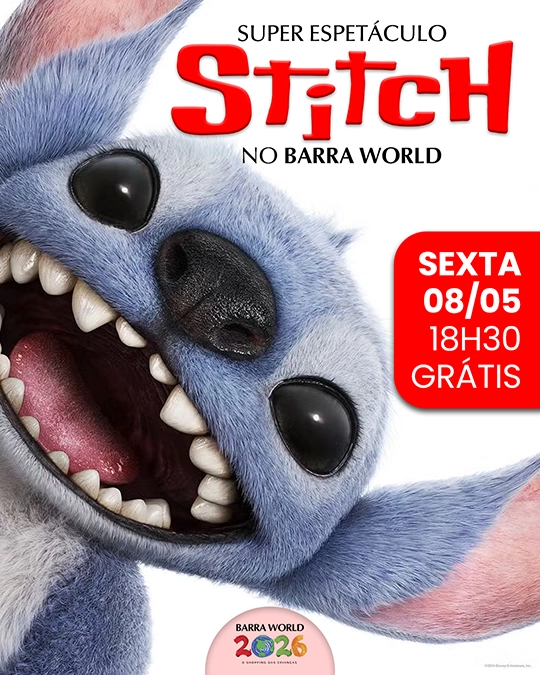 08 Família é o que a gente escolhe Espetáculo Stitch no Barra World – 0805