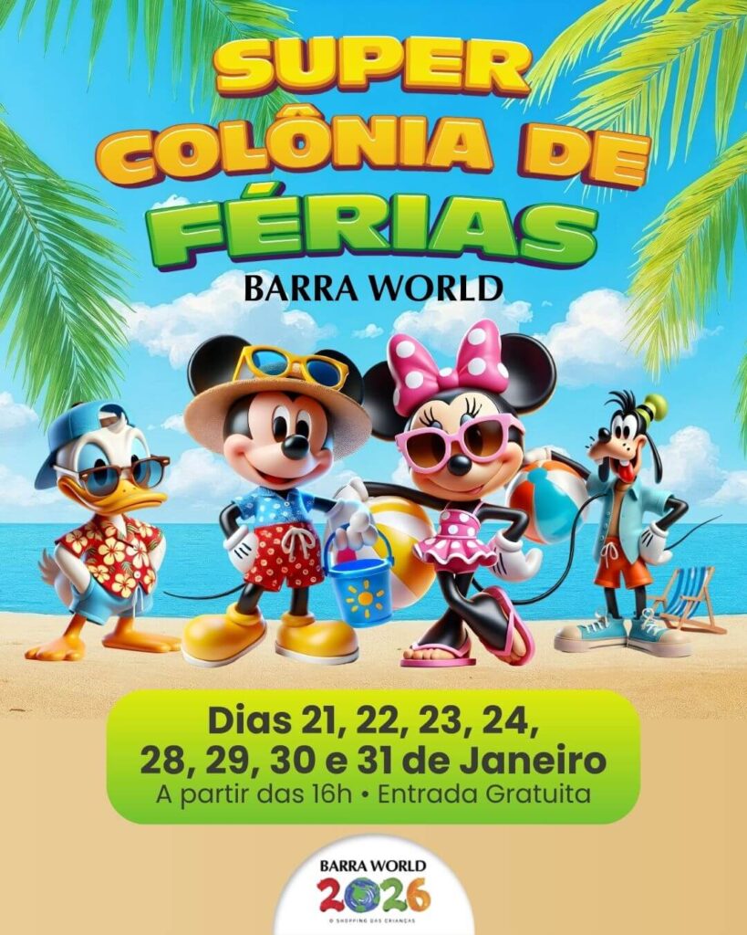 Colônia de Férias no Barra World Shopping & Park