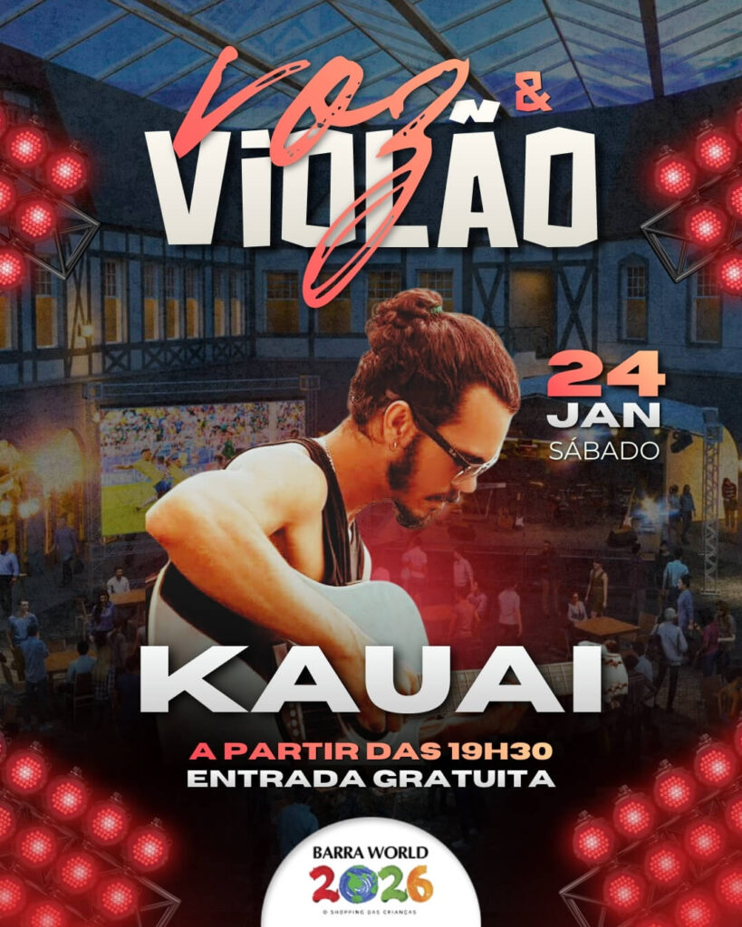 Dia 24/01 Voz e Violão na Praça da Alemanha