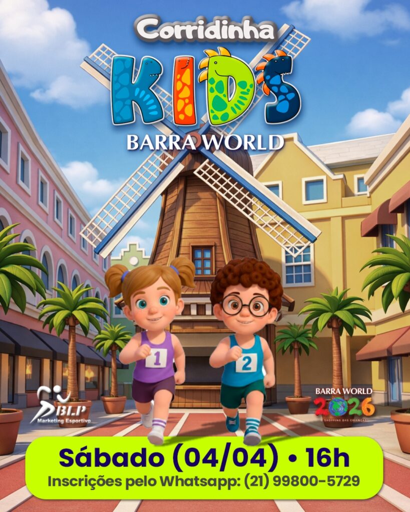 8ª edição da corridinha kids Shopping Barra World