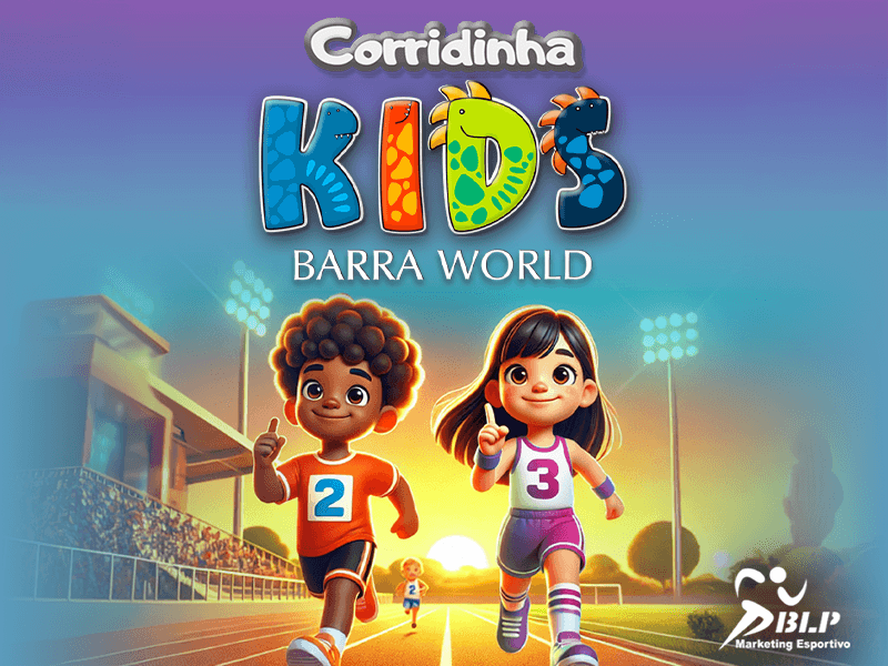 Corridinha kids no barra world
