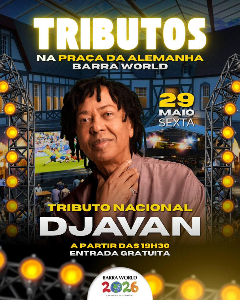 Tributo a Djavan no Barra World Shopping – Show gratuito no Recreio dos Bandeirantes