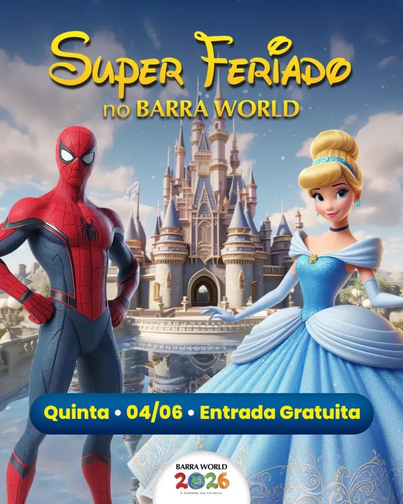 Super Feriado no Barra World Shopping e Park
