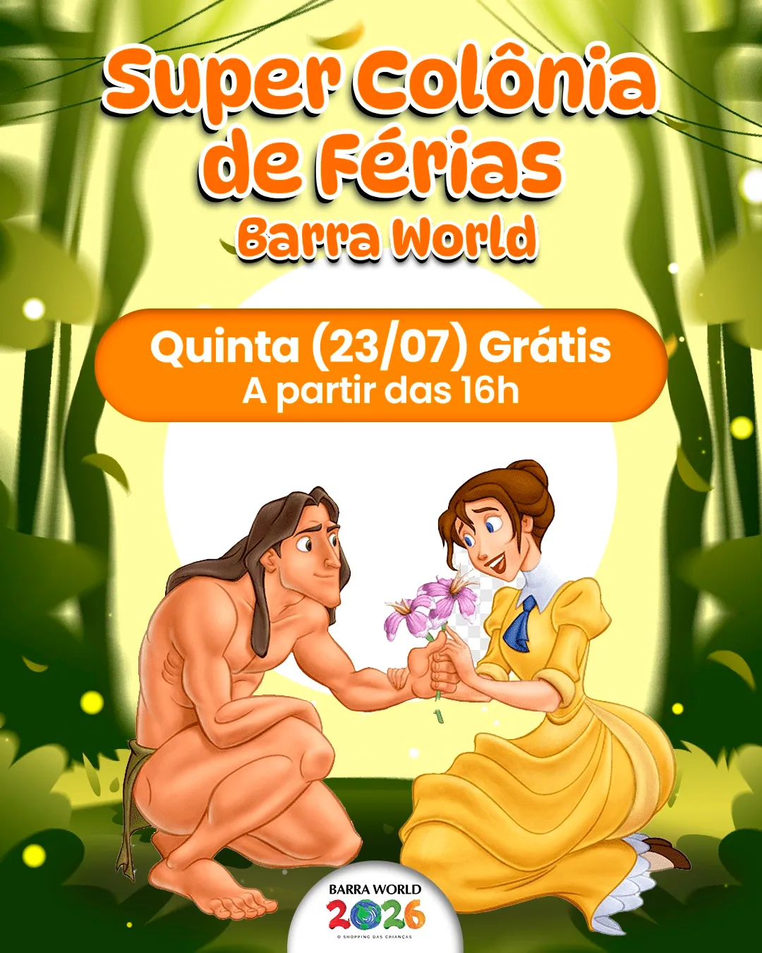 Super Colônia de Férias no Shopping Barra World no Recreio dos Bandeirantes no dia 23 de Julho