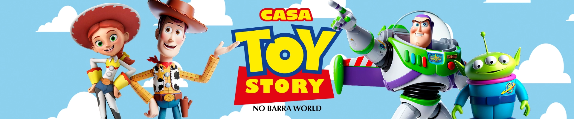 Casa Toy Story Programação Gratuita no Shopping Barra World no Recreio dos Bandeirantes_