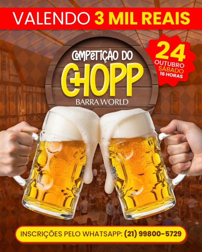 competição-do-choppe-no-barra-woalrd-shopping-no-Recreio-dos-Bandeirantes